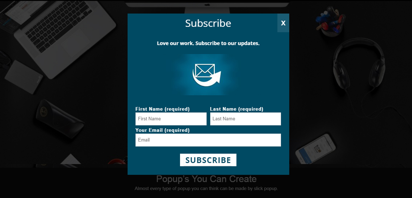 Subscribe Popup Demo